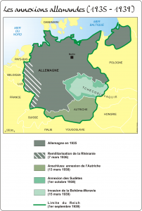 annexions allemandes