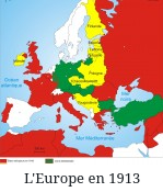 L'Europe réorganisée après la Première Guerre Mondiale