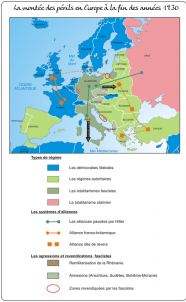 La montée des périls en Europe à la fin des années 1930