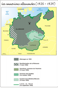 Les annexions allemandes (1935-1939)